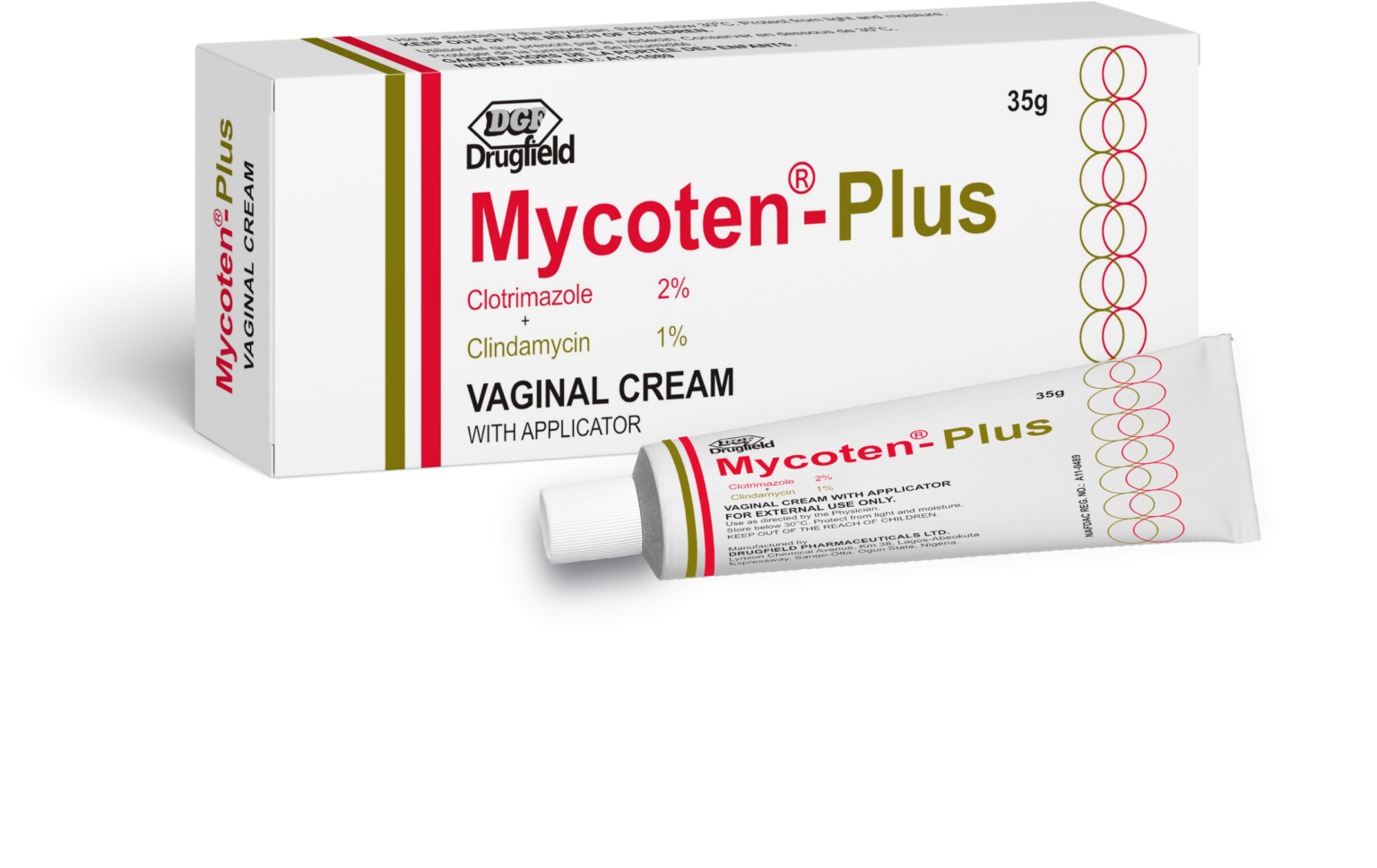 MYCOTEN®PLUS VAGINAL CREAM AND TABLETS Drugfield Pharmaceuticals Ltd